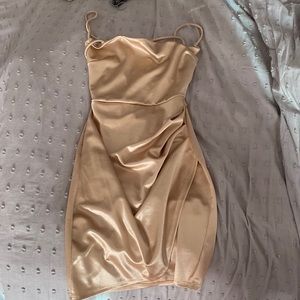LUCYINTHESKY champagne dress, S